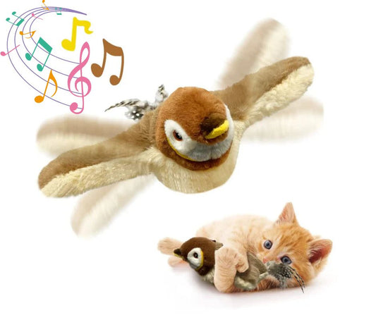 PawCity™ Interactive Flying Bird Cat Toy