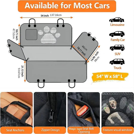 Waterproof Dog Car Seat